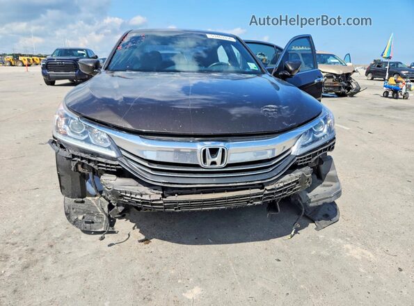 1HGCR2F54HA132011 2017 HONDA ACCORD Черный Вид спереди