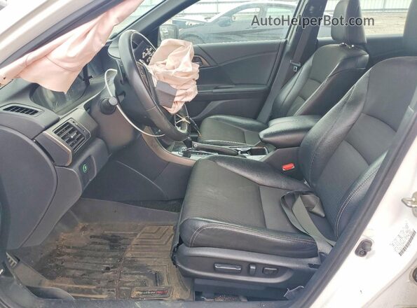 1HGCR2F55GA123512 2016 HONDA ACCORD White Widok wnętrza z przodu