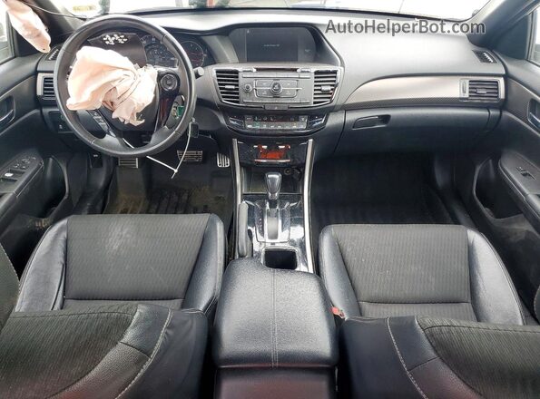 1HGCR2F55GA123512 2016 HONDA ACCORD White Widok deski rozdzielczej