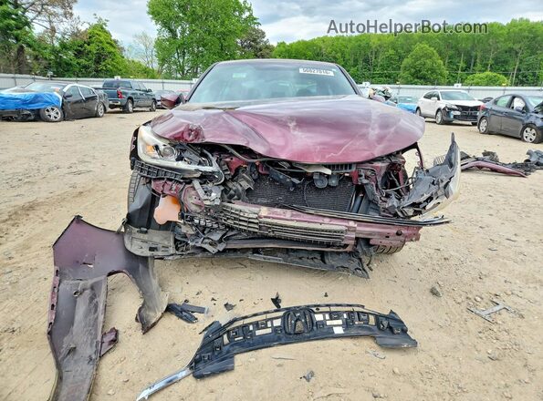 1HGCR2F55HA041622 2017 HONDA ACCORD Burgundy Widok z przodu