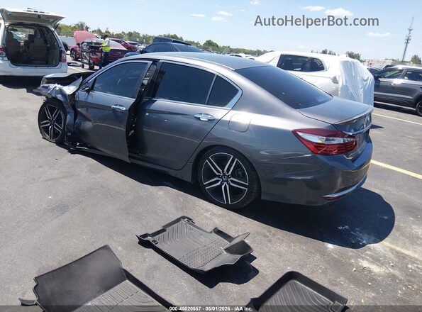 1HGCR2F55HA159413 2017 HONDA ACCORD Серый Задняя левая четверть