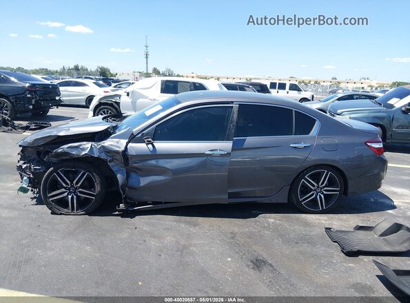 1HGCR2F55HA159413 2017 HONDA ACCORD Серый Панорамный вид салона 360°