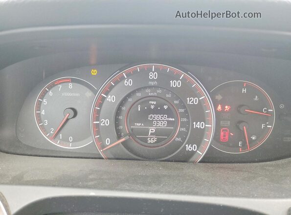 1HGCR2F56GA127939 2016 HONDA ACCORD Коричневый Вид щитка приборов