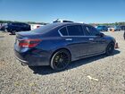 2017 Honda Accord Sport Синий vin: 1HGCR2F57HA016690