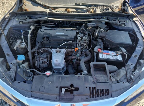 1HGCR2F57HA016690 2017 HONDA ACCORD Синий Вид задней части салона