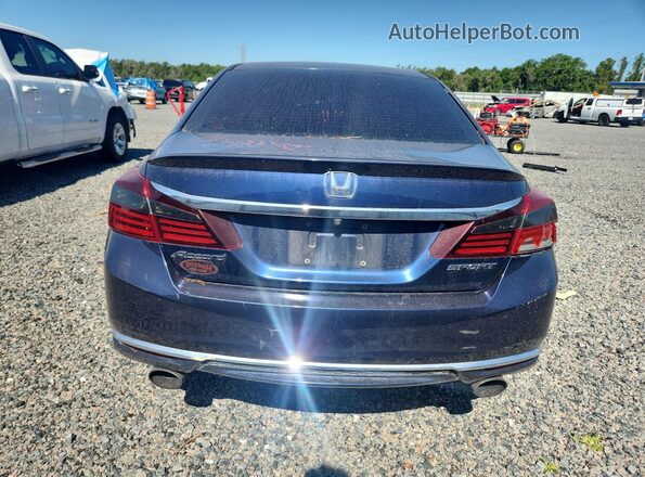 1HGCR2F57HA016690 2017 HONDA ACCORD Синий 