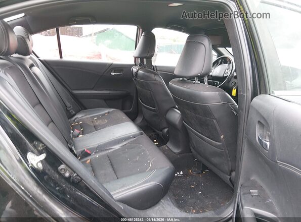 1HGCR2F58GA074418 2016 HONDA ACCORD Черный Вид наклейки с VIN-кодом