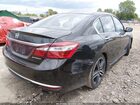 2016 Honda Accord Sport Черный vin: 1HGCR2F58GA074418