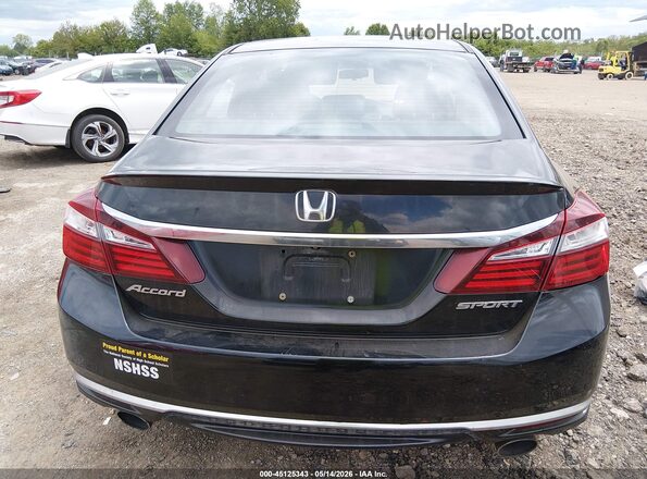 1HGCR2F58GA074418 2016 HONDA ACCORD Черный 