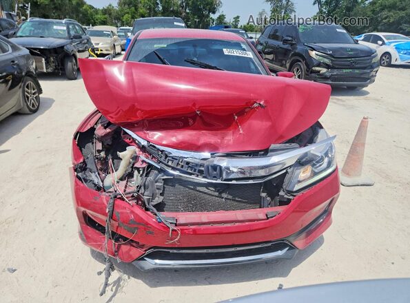1HGCR2F59GA141611 2016 HONDA ACCORD Красный Вид спереди