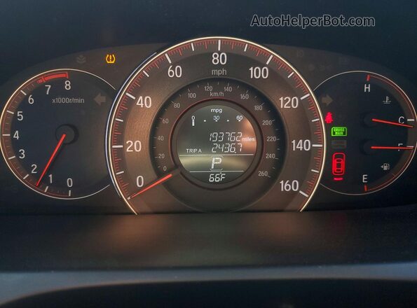 1HGCR2F59HA012804 2017 HONDA ACCORD Серый Вид щитка приборов