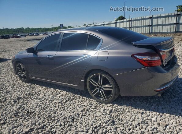 1HGCR2F59HA012804 2017 HONDA ACCORD Серый Задняя левая четверть