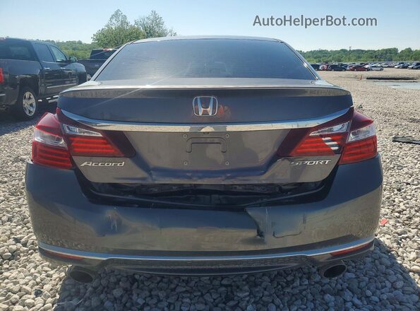 1HGCR2F59HA012804 2017 HONDA ACCORD Серый Вид сзади