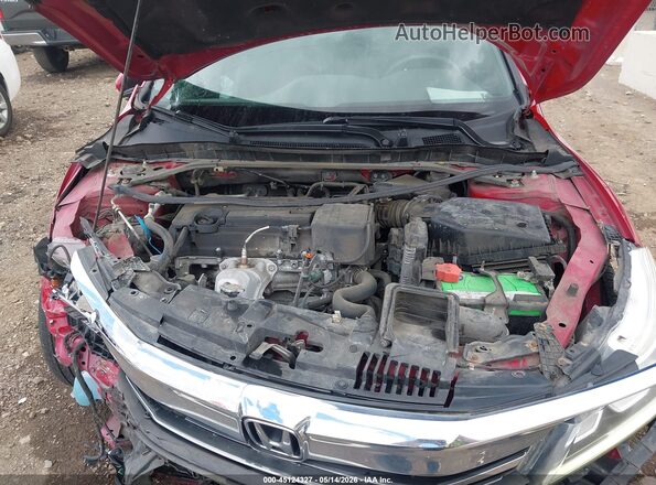 1HGCR2F5XHA000659 2017 HONDA ACCORD Красный Вид сзади