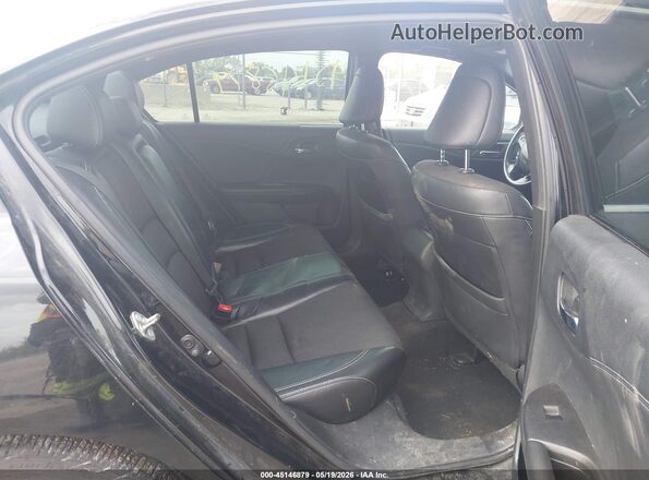1HGCR2F63GA059950 2016 HONDA ACCORD Black Вид наклейки з VIN-кодом