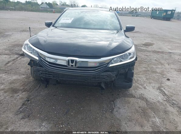 1HGCR2F63GA059950 2016 HONDA ACCORD Black Вид спереду