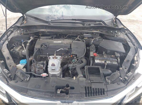 1HGCR2F63GA059950 2016 HONDA ACCORD Black Вид ззаду