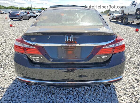 1HGCR2F66HA116790 2017 HONDA ACCORD Black Vista trasera