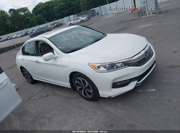 1HGCR2F71GA008679 2016 HONDA ACCORD White Delantero derecho