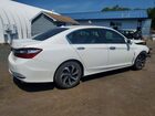 2017 Honda Accord Ex White vin: 1HGCR2F71HA020512