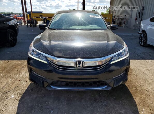 1HGCR2F73HA129845 2017 HONDA ACCORD Black Vista frontal