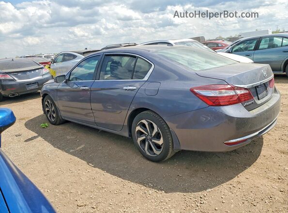 1HGCR2F75GA045850 2016 HONDA ACCORD Серый Задняя левая четверть