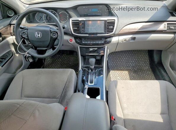 1HGCR2F75GA045850 2016 HONDA ACCORD Серый Вид панели приборов