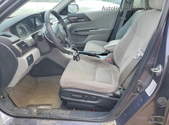 1HGCR2F75GA045850 2016 HONDA ACCORD Серый Вид салона спереди