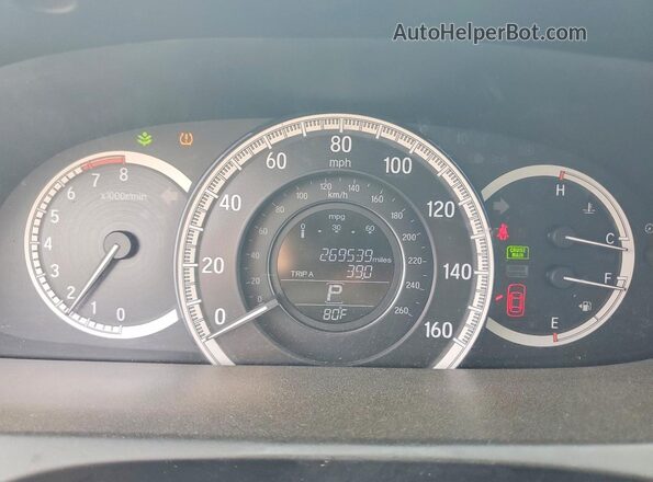 1HGCR2F76GA091025 2016 HONDA ACCORD Gray Սարքավորումների վահանակի տեսք