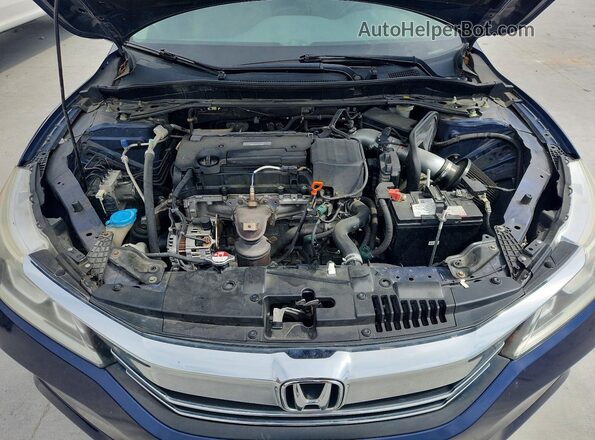 1HGCR2F76GA178617 2016 HONDA ACCORD Blue Սալոնի հետևի տեսք