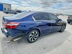 2016 Honda Accord Ex Blue vin: 1HGCR2F76GA178617