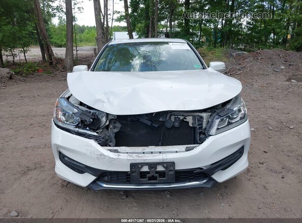 1HGCR2F77HA155414 2017 HONDA ACCORD White Vista del cuadro de instrumentos