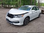 2017 Honda Accord Ex White vin: 1HGCR2F77HA155414