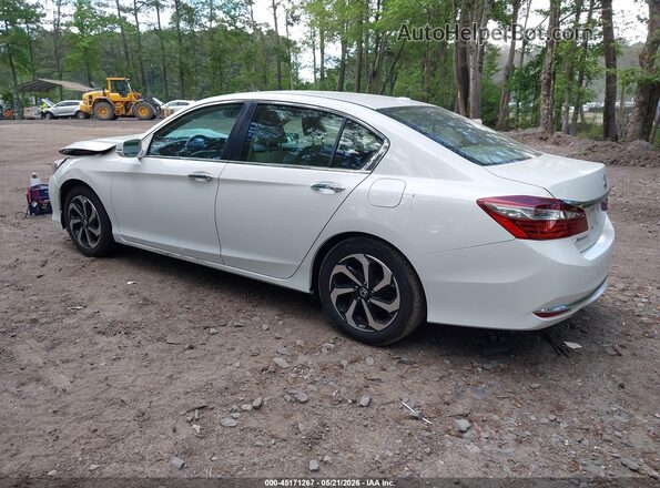 1HGCR2F77HA155414 2017 HONDA ACCORD White Trasero izquierdo
