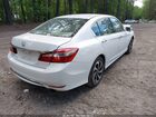 2017 Honda Accord Ex White vin: 1HGCR2F77HA155414