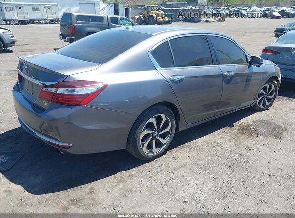 1HGCR2F82HA201207 2017 HONDA ACCORD Gray Rear right