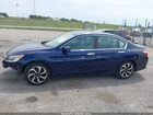 2017 Honda Accord Ex-l Blue vin: 1HGCR2F86HA155154