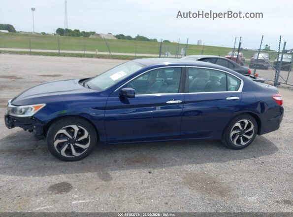 1HGCR2F86HA155154 2017 HONDA ACCORD Blue Widok wnętrza 360 stopni