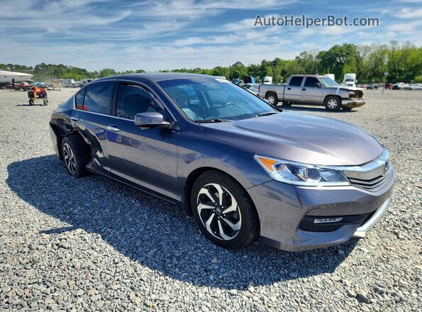 1HGCR2F87GA021963 2016 HONDA ACCORD Gray Front right