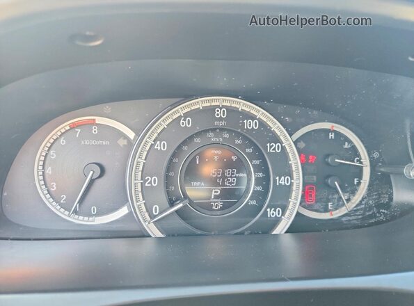 1HGCR2F87GA021963 2016 HONDA ACCORD Gray Instrument cluster view