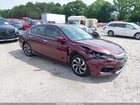 2016 Honda Accord Ex-l Burgundy vin: 1HGCR2F90GA104174