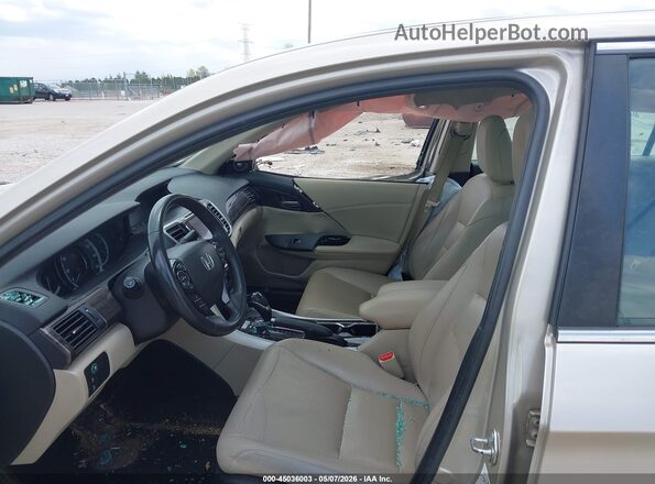 1HGCR2F96GA004063 2016 HONDA ACCORD Золотой Вид салона спереди