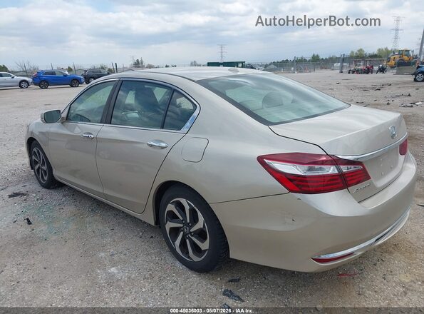 1HGCR2F96GA004063 2016 HONDA ACCORD Золотой Задняя левая четверть