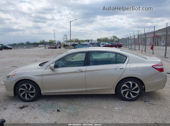 1HGCR2F96GA004063 2016 HONDA ACCORD Золотой Панорамный вид салона 360°