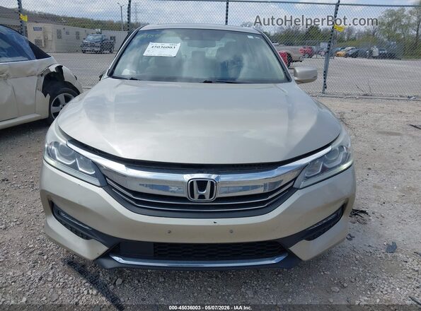 1HGCR2F96GA004063 2016 HONDA ACCORD Золотой Вид щитка приборов
