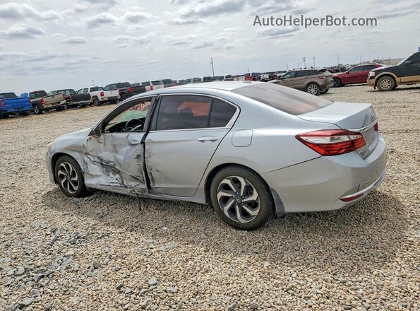 1HGCR2F98GA186557 2016 HONDA ACCORD Gray Trasero izquierdo