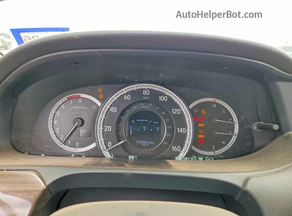 1HGCR2F98GA186557 2016 HONDA ACCORD Gray Vista del cuadro de instrumentos