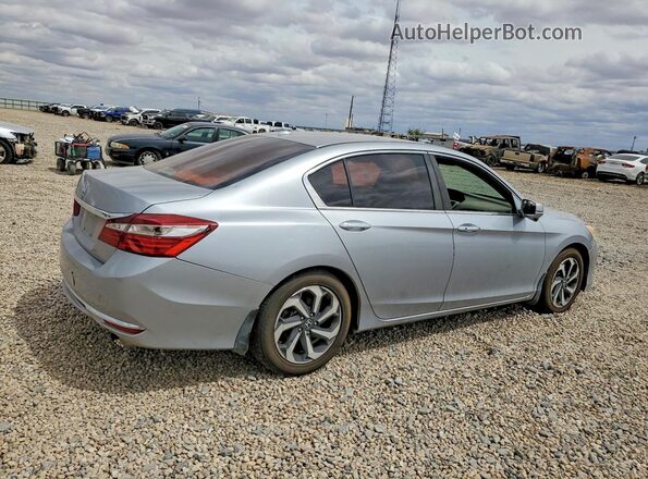 1HGCR2F98GA186557 2016 HONDA ACCORD Gray Trasero derecho