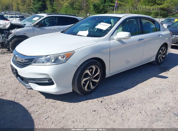 1HGCR2F99GA160176 2016 HONDA ACCORD Белый Передняя левая четверть