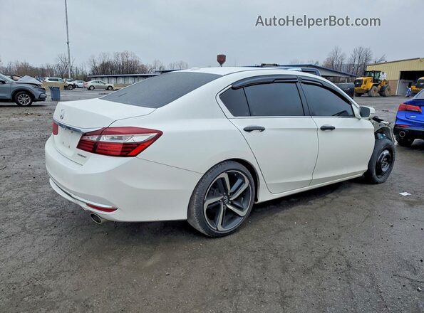 1HGCR3F06GA017760 2016 HONDA ACCORD White Tył prawy